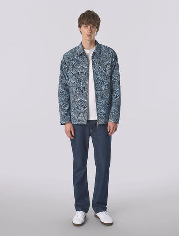 Pretty Green Rave On Reversible Paisley Jacket – Blue