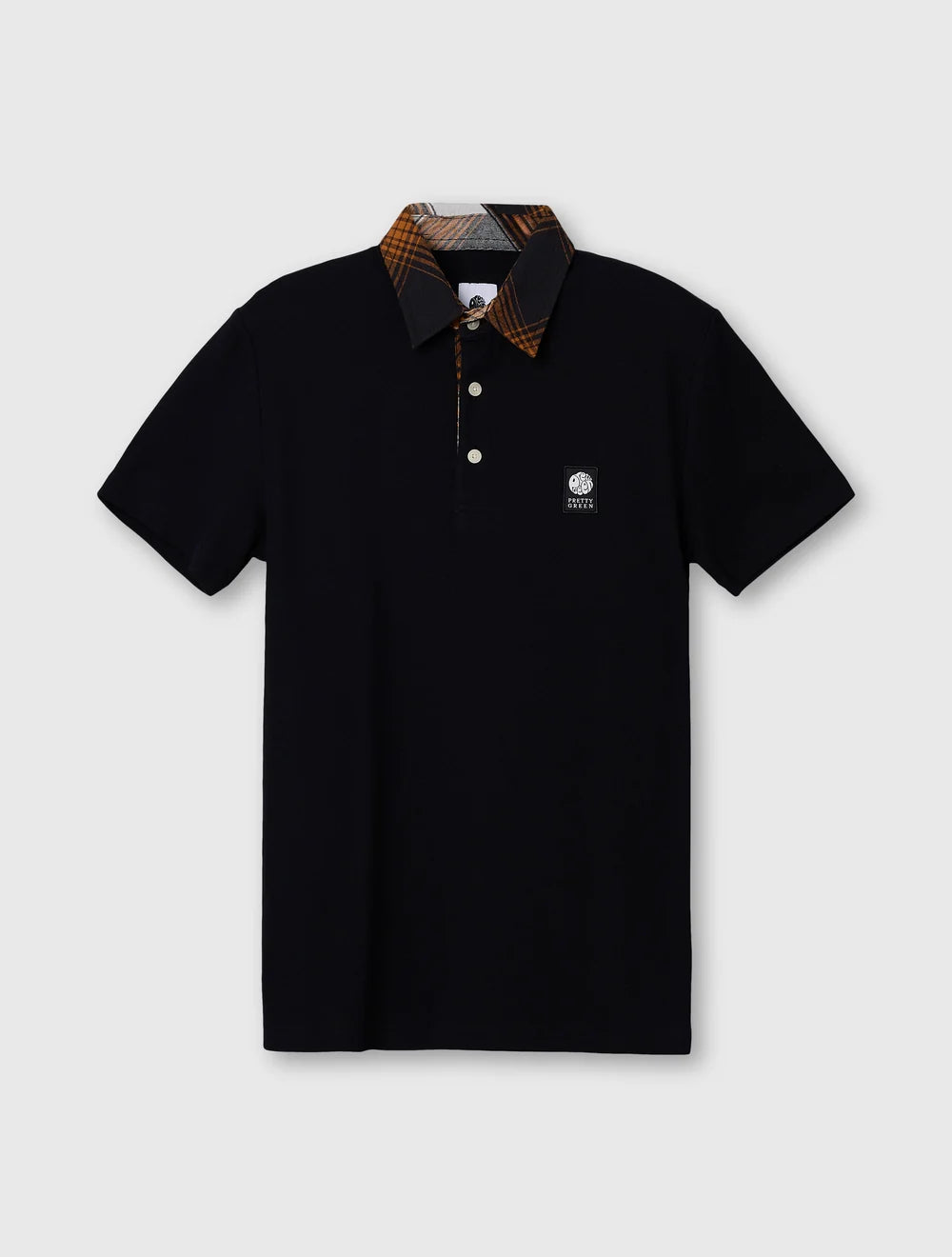Pretty Green Strobe Polo – Black