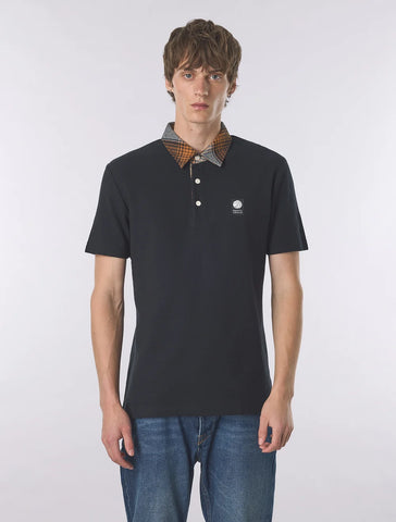 Pretty Green Strobe Polo – Black
