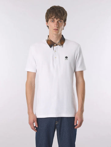 Pretty Green Strobe Polo – White