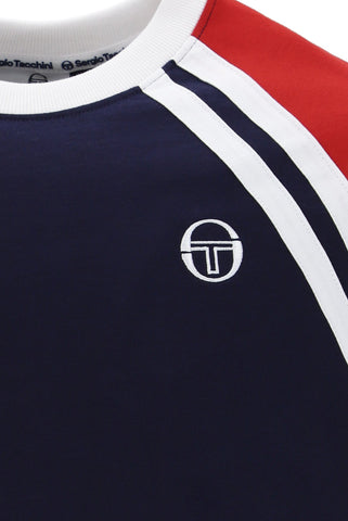 Sergio Tacchini Ghibli T-shirt Maritime Blue/Rush/White