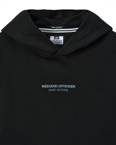 Weekend Offender Cobain Hoodie Black/Blue Shadow