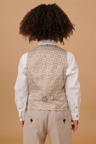 Marc Darcy HM5 - Children's Stone Tailored Three Piece Suit