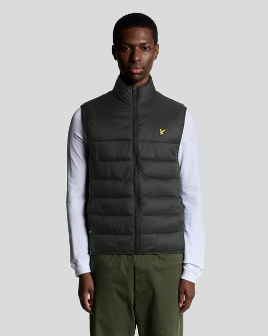 Lyle & Scott Wadded Puffer Gilet – Black