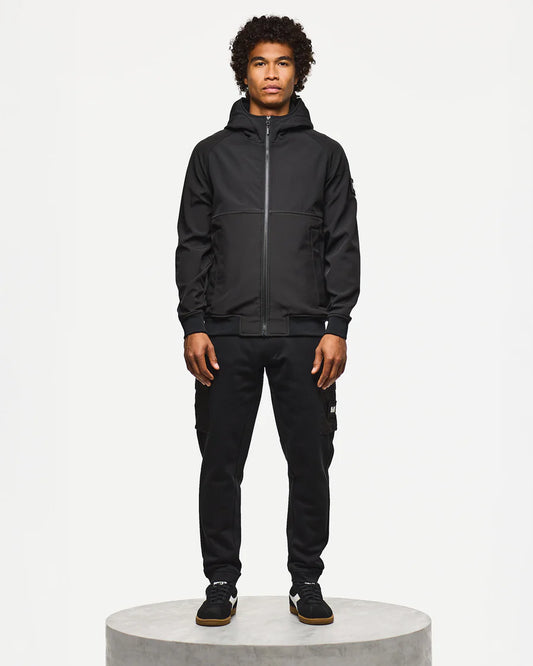Weekend Offender Sulta Softshell Bomber Jacket Black