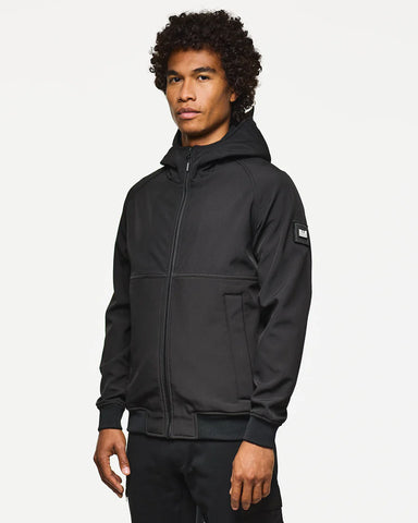Weekend Offender Sulta Softshell Bomber Jacket Black