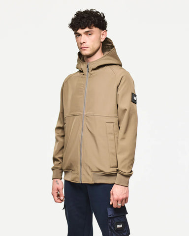 Weekend Offender Sulta Softshell Bomber Jacket Tobacco