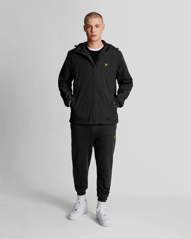 Lyle & Scott Water Resistant Hooded Jacket – Black
