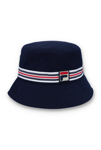 Fila Heritage Stripe Bucket Hat – Navy
