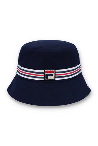 Fila Heritage Stripe Bucket Hat – Navy