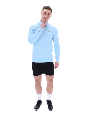Fila Gold Kevin Half Zip Sweatshirt Sky