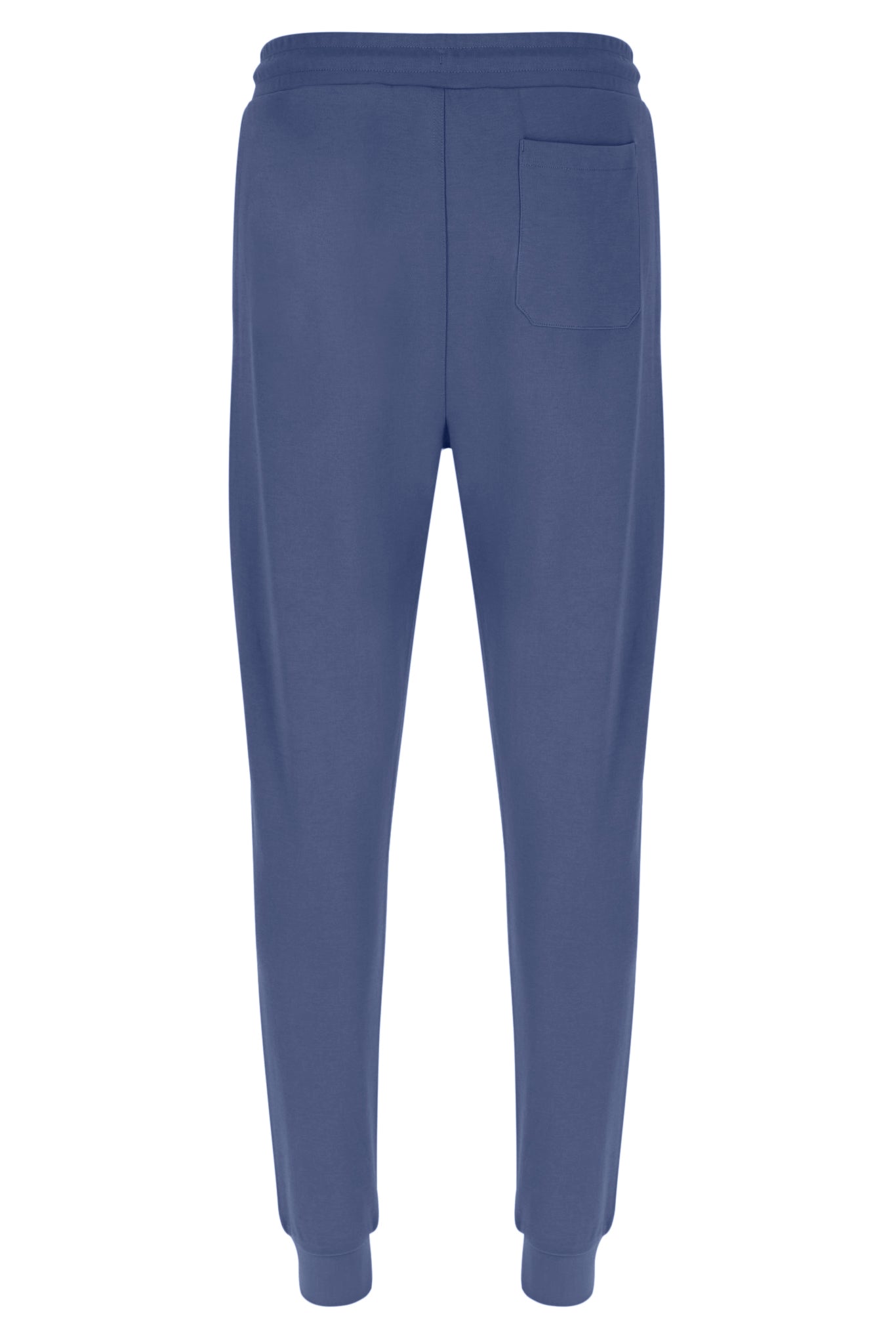 Blue sweatpants on a white background
