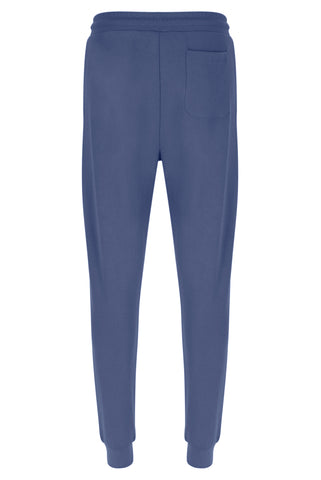 Blue sweatpants on a white background