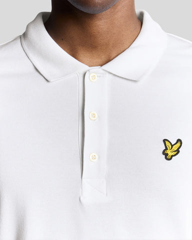 Lyle & Scott Long Sleeve Polo – White