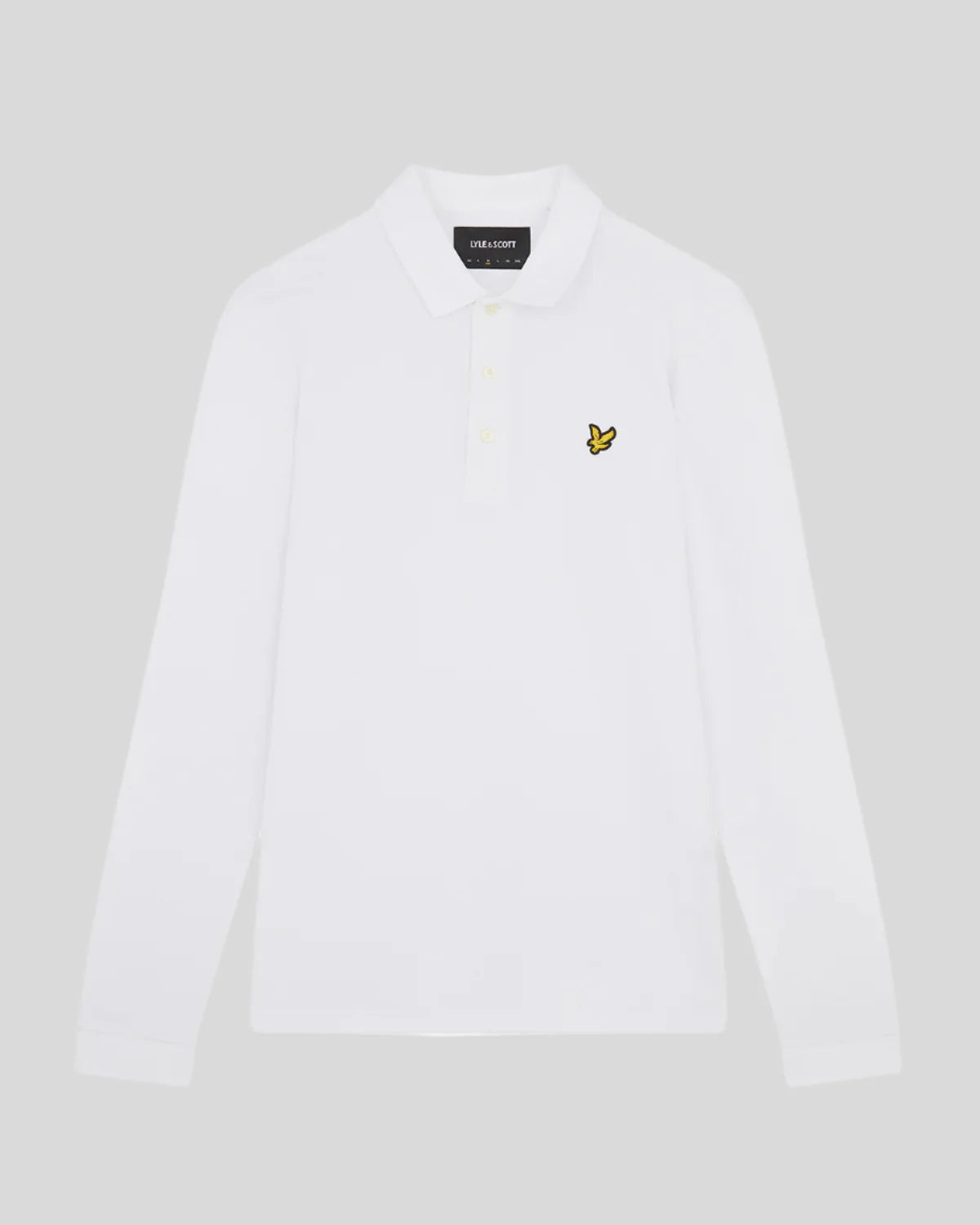 Lyle & Scott Long Sleeve Polo – White