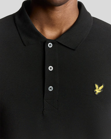 Lyle & Scott Long Sleeve Polo – Black