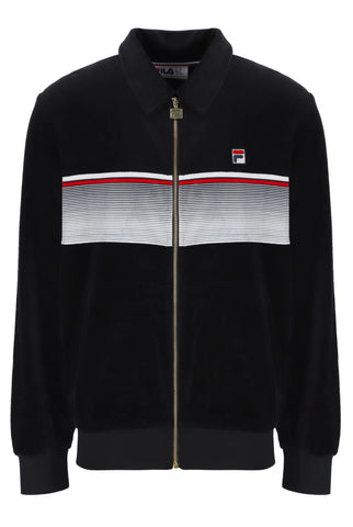 FILA Malakai Striped Track Top – Black