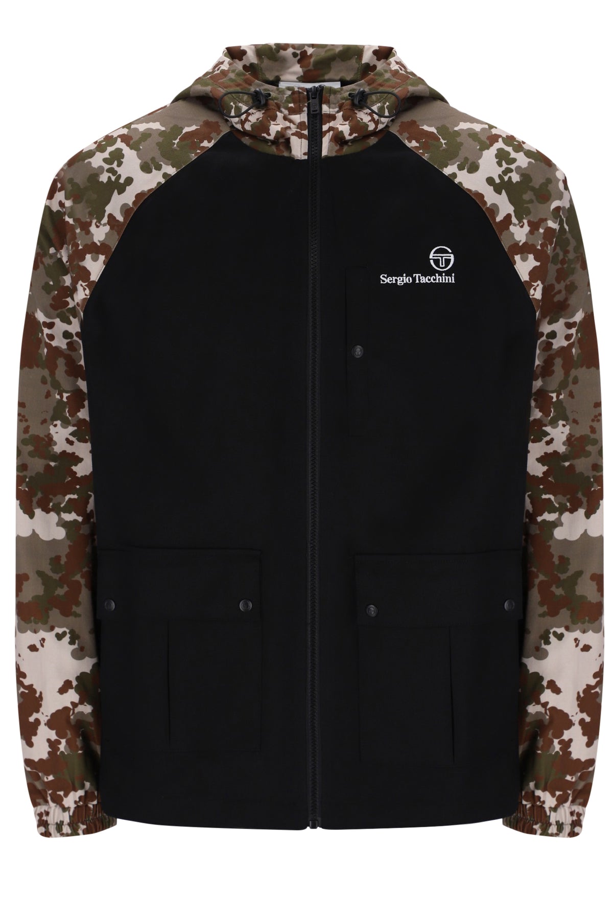 Sergio Tacchini Mancini Hooded Jacket – Camo/Black
