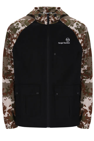 Sergio Tacchini Mancini Hooded Jacket – Camo/Black