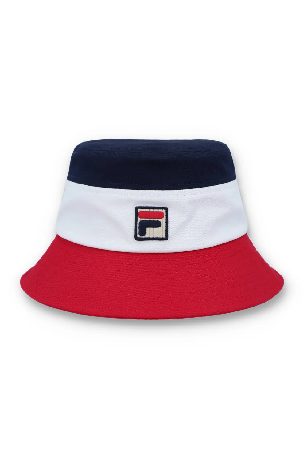 Fila Marco Tri-Colour Bucket Hat – Red/White/Navy
