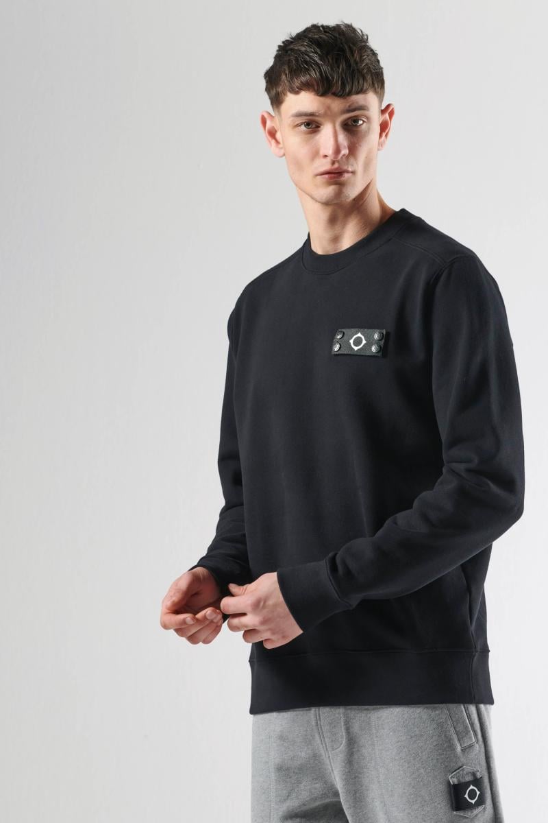 MA.Strum NEO Crew Sweatshirt – Jet Black
