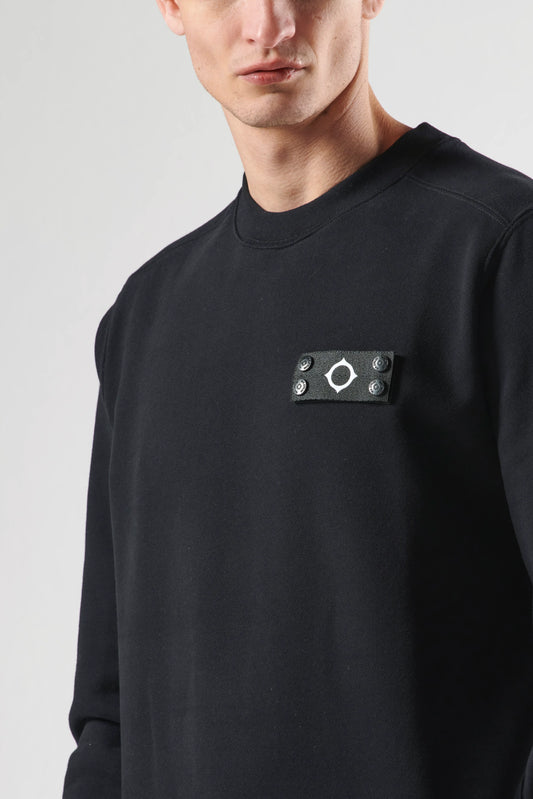 MA.Strum NEO Crew Sweatshirt – Jet Black