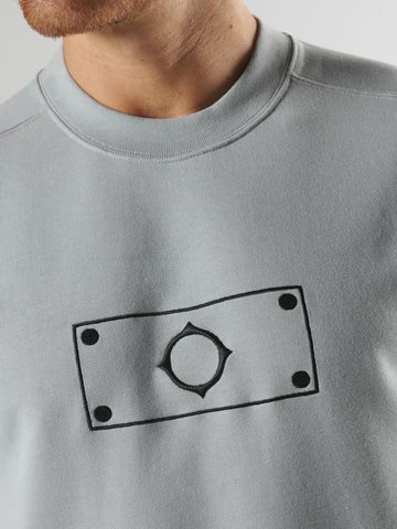 MA.Strum Blast Embroidered Badge Sweatshirt – Battleship