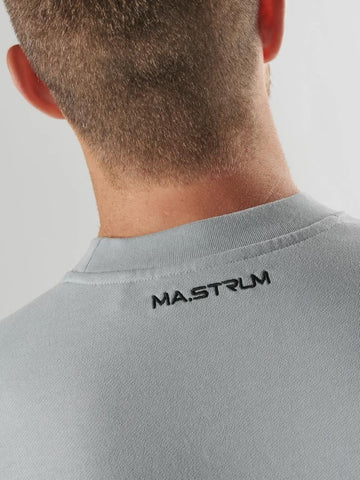 MA.Strum Blast Embroidered Badge Sweatshirt – Battleship