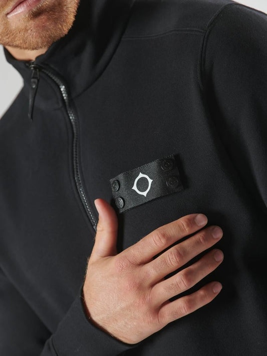 MA.Strum NEO Quarter Zip Sweatshirt – Jet Black