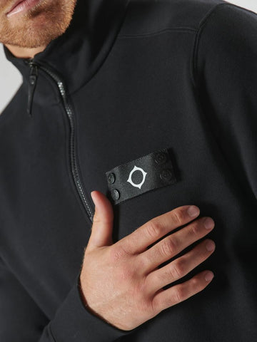 MA.Strum NEO Quarter Zip Sweatshirt – Jet Black