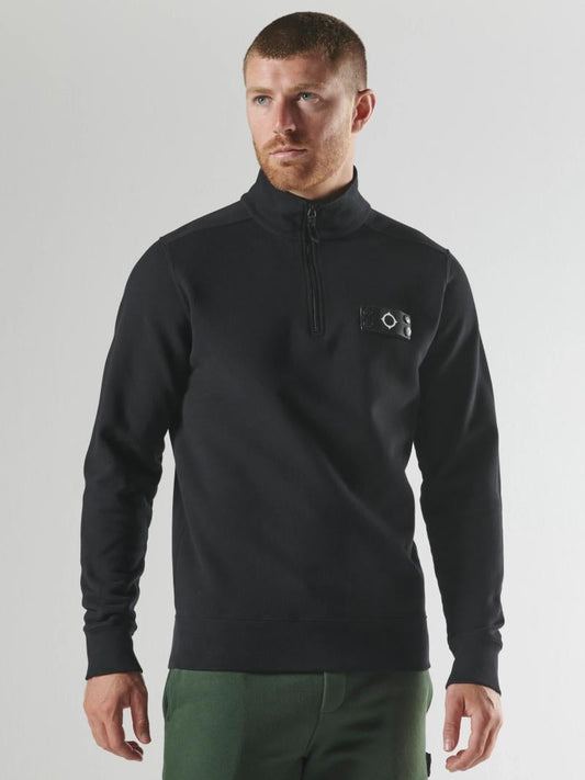 MA.Strum NEO Quarter Zip Sweatshirt – Jet Black