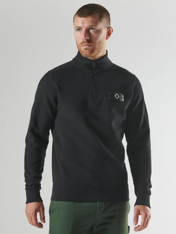 MA.Strum NEO Quarter Zip Sweatshirt – Jet Black