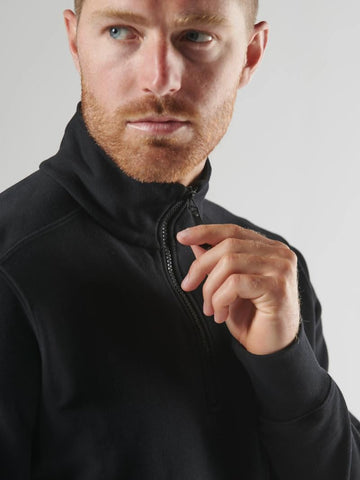 MA.Strum NEO Quarter Zip Sweatshirt – Jet Black