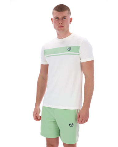 Sergio Tacchini Master Tee - Gardenia / Quiet Green