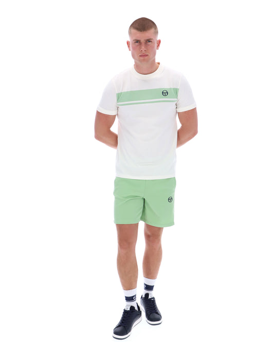 Sergio Tacchini Master Tee - Gardenia / Quiet Green
