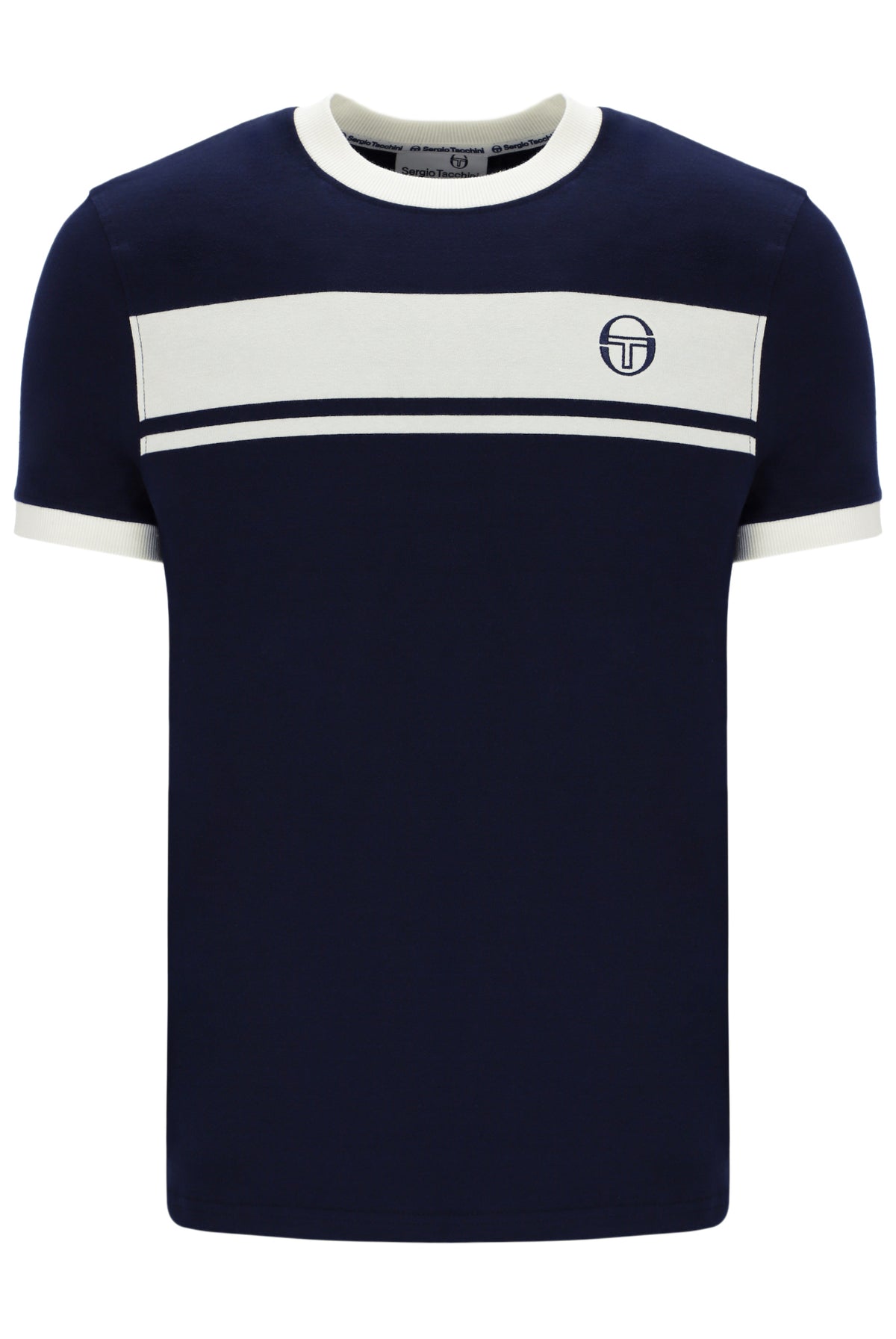 Sergio Tacchini Master Tshirt Navy/White