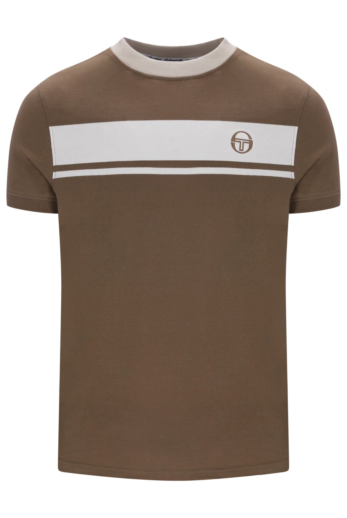Sergio Tacchini Master T-Shirt – Shitake/Gardenia