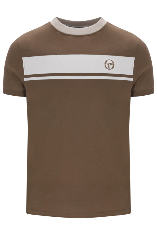 Sergio Tacchini Master T-Shirt – Shitake/Gardenia