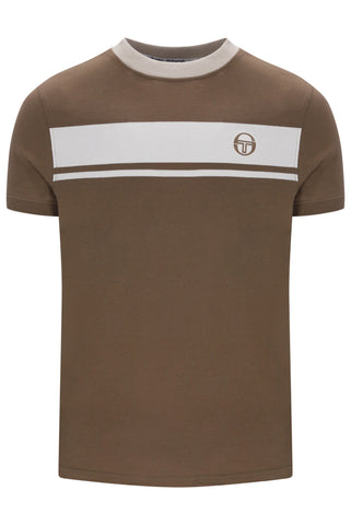 Sergio Tacchini Master T-Shirt – Shitake/Gardenia