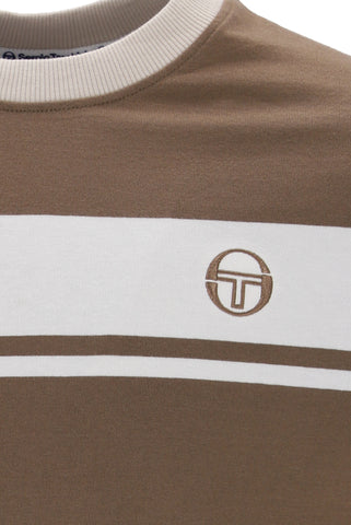 Sergio Tacchini Master T-Shirt – Shitake/Gardenia