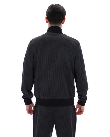 Fila Mathers Herringbone Track Top – Black