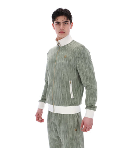 Fila Mathers Herringbone Track Top – Sea Foam