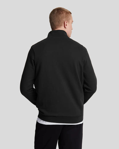 Lyle & Scott Loopback 1/4 Zip Sweatshirt – Black