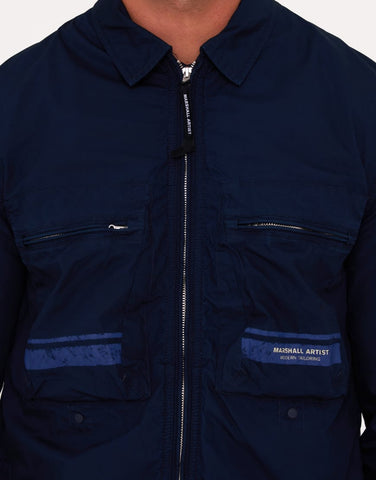 Marshall Artist Seafield Overshirt Navy