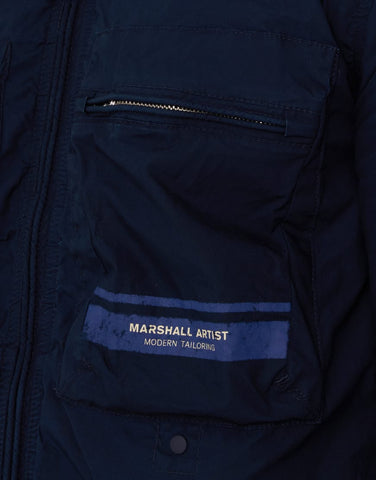 Marshall Artist Seafield Overshirt Navy