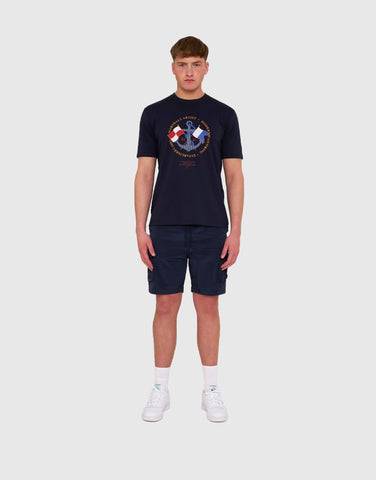 Marshall Artist Harbour T-Shirt Navy
