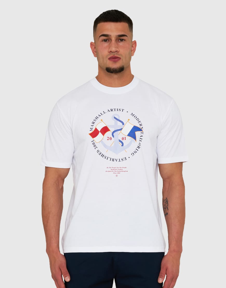 Marshall Artist Harbour T-Shirt White