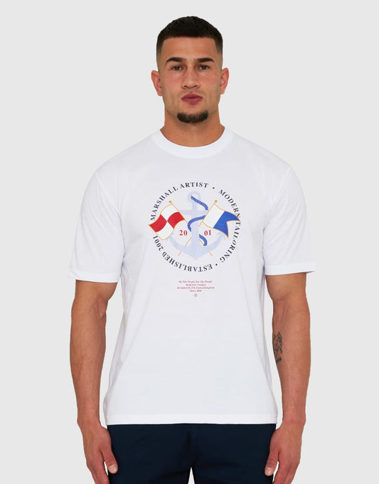 Marshall Artist Harbour T-Shirt White