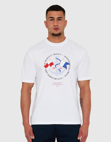 Marshall Artist Harbour T-Shirt White