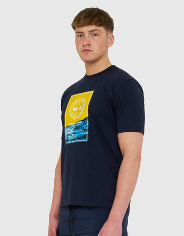 Marshall Artist Canute T-Shirt Navy